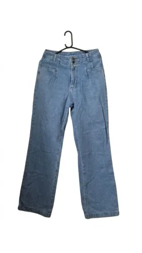 Calça wide leg cintura alta Sawary