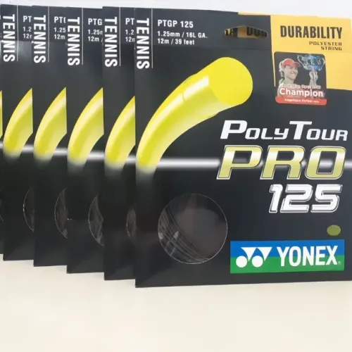 CORDA YONEX POLY TOUR PRO 125 - 6 SETS INDIVIDUAIS (12 METROS CADA)