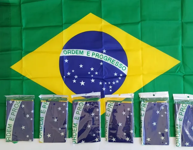 Bandeira Do Brasil Medidas 95 x 58 - Nova 