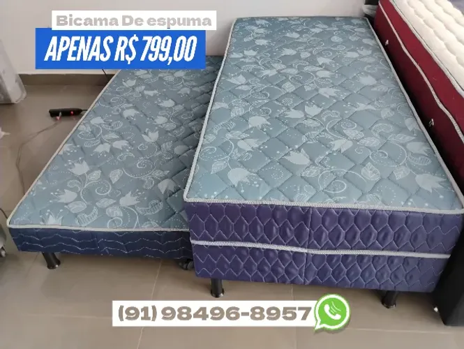 Bicama de Solteiro de Espuma Faço Entrega!