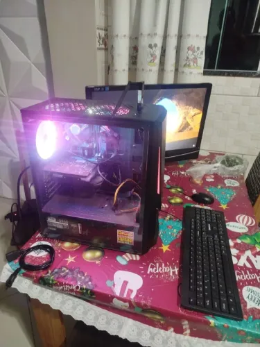 PC Gamer Completo - i7 12GB RAM RX 550 4GB SSD - Roda Valorant, CS, Fortnite