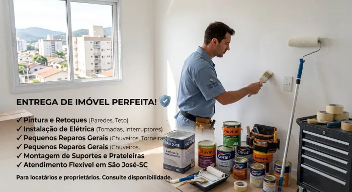 Pintura Residencial e Pequenos Reparos em São José - Atendimento Rápido