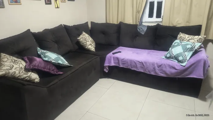 sofá de canto novo