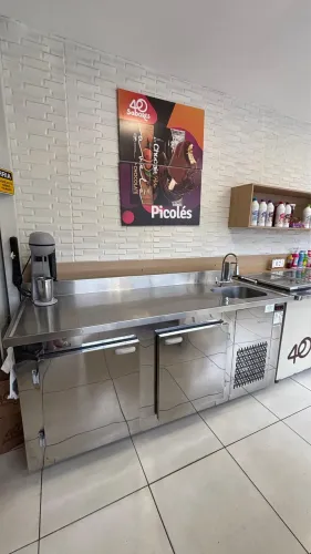 Balcão refrigerado inox gelopar