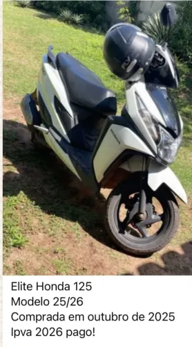 Honda elite 125 2025 abaixo da fipe