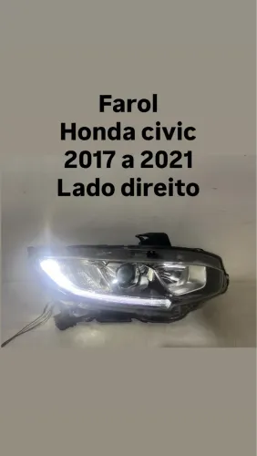 Farol Honda civic 2017 18 19 20 2021 Ld original
