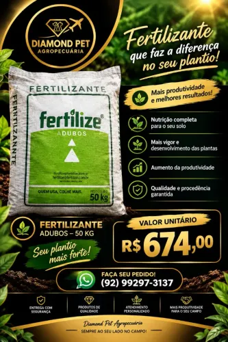 Fertilizante adubo 50kg