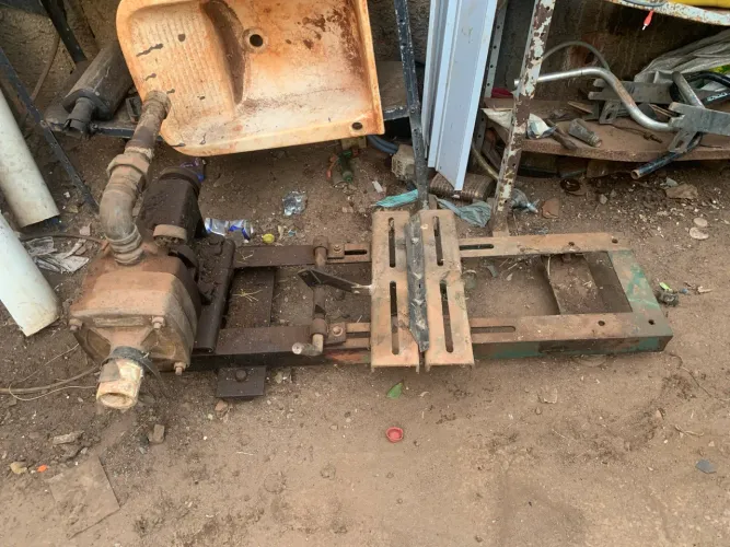 base para motor hidraulico