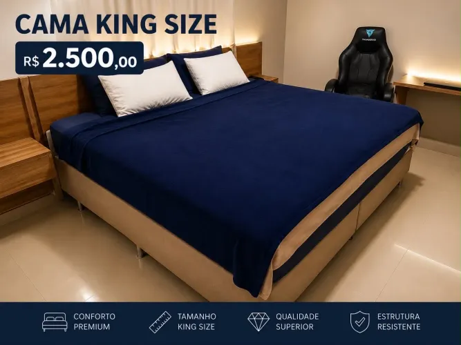 Cama King novinha