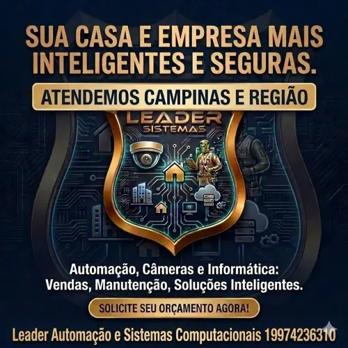 Informática,  automação residencial, cameras de monitoramento assistência técnica,  vendas