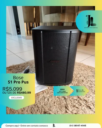 BOSE S1 PRO PLUS, SEM CAIXA, ZERO, EXCLUSIVO!