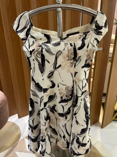 Vestido Zara Off White M