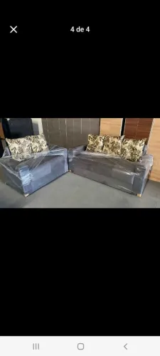 Sofa 2 e 3 lugares novo na embalagem