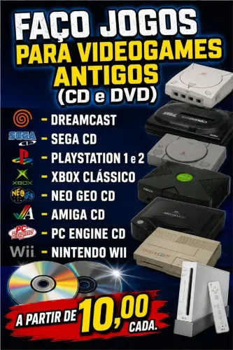 Faço Jogos Para Videogames Antigos