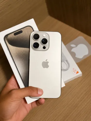 iPhone 15 Pro 128GB - IMPECÁVEL E COMPLETO