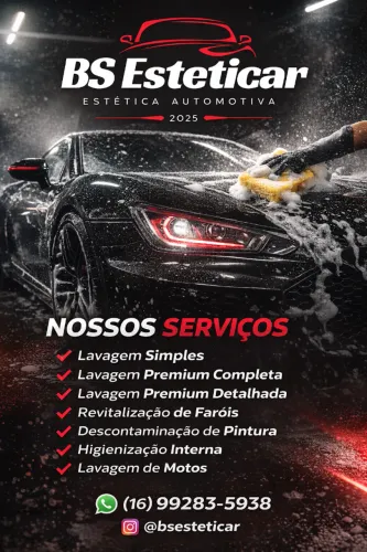 Estética Automotiva - Lavador Automotivo