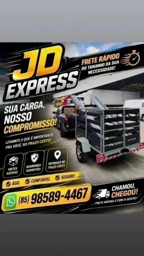 Frete rápido, reboque moto, transporte 