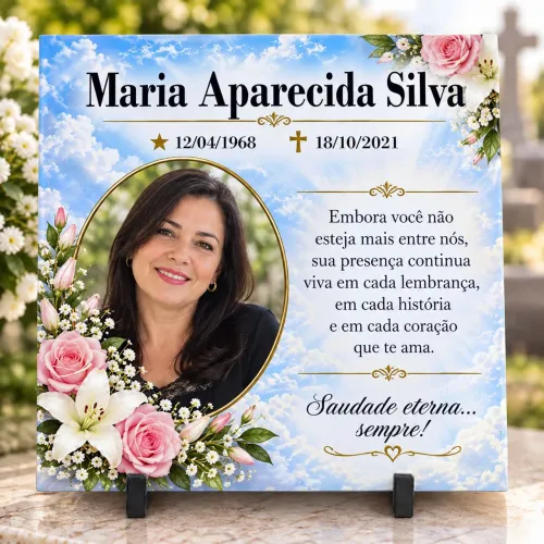 Azulejos personalizados, dia de finados