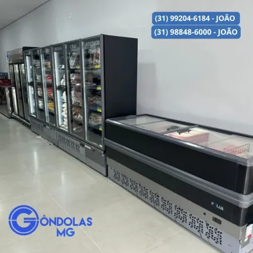 Ilha Para Congelados - Refrigeração Comercial Profissional