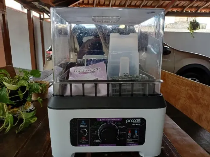 Lava Louças Praxis Portátil LLPP Semi-Automática 127V Branca