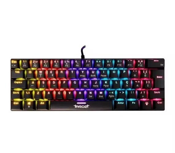 Teclado mecânico NOVO. Imagem ilustrativa