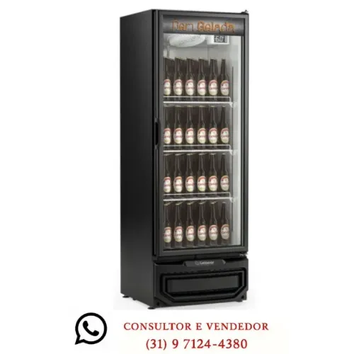 Cervejeira Porta de Vidro 410L Gelopar Nova