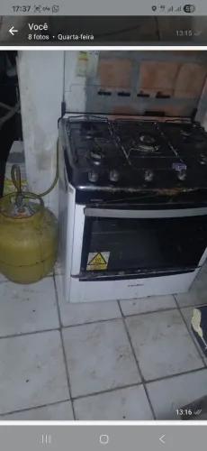 Fogão  usado funciona tudo *99