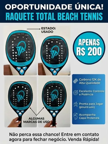 Raquete de Beach Tênis