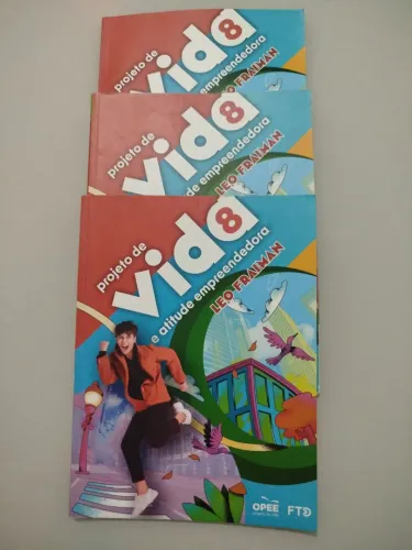 Livros ftd projeto de vida 8 ano conservado