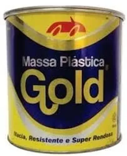 massa Plastica 800 gramas Cor: Branca  - Para Sete Lagoas