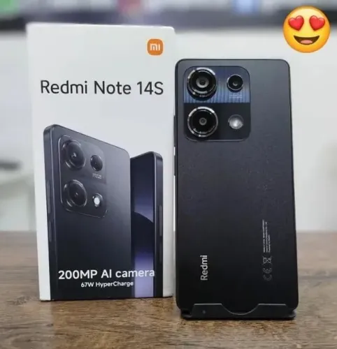 Redmi Note 14s 4G NFC - 256GB Rom / 8GB Ram - Versão Global + Capinha e Película - Lacrado