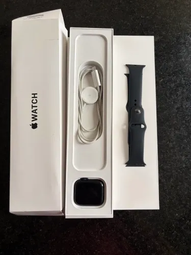 Apple Watch SE 2ª Geração 44mm GPS + Caixa + Acessórios