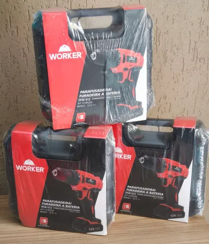 Parafusadeira e Furadeira a Bateria 12v