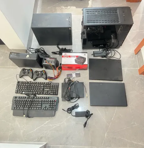 Lote Xbox 360 PS2 PC Gamer RX 580 Dell HyperX i3 7100