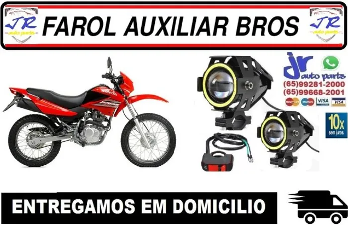 Par Farol de Milha Led Angel Eyes Bros 2003