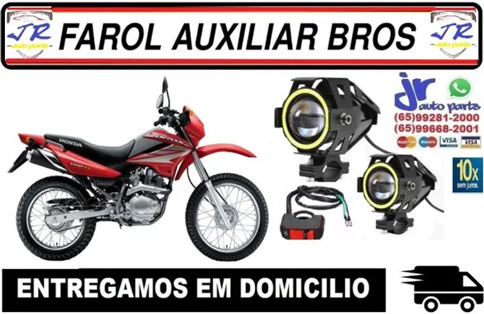 Par Farol de Milha Led Angel Eyes Bros 2008