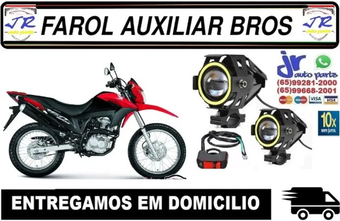 Par Farol de Milha Led Angel Eyes Bros 2016