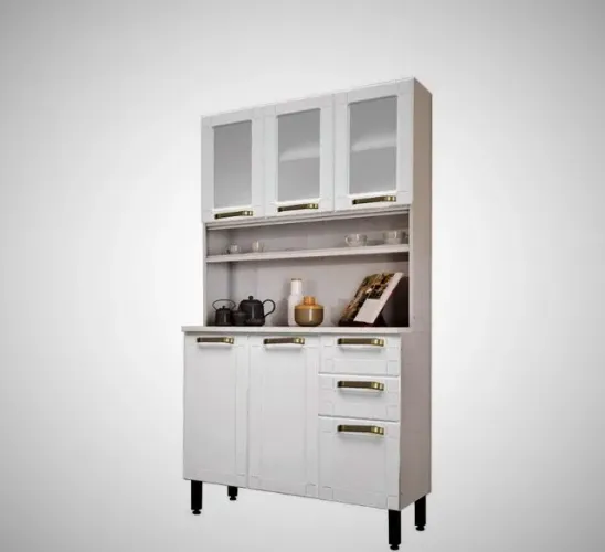 Kit Cozinha Aco Triplo Colors Branco Até 12x - Frete Grátis