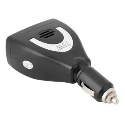 Inversor de Energia 75w 12v Para 110v Automotivo Cinzeiro Conversor USB e Tomada