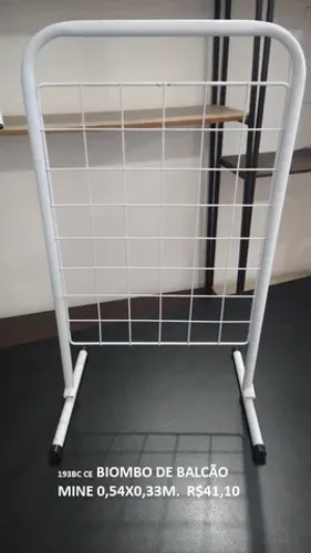 Biombo de Balcão Mini / Biombo de chão (Valores na descrição)