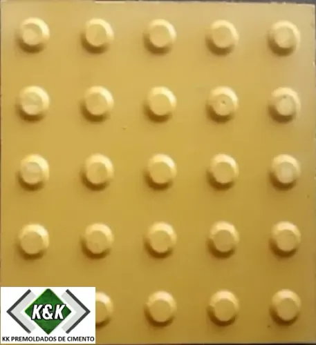 Ladrilho Hidráulico de Alerta Tátil 25x25