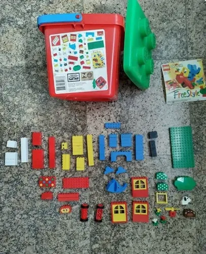 Lego Free Style 4133 - com balde verde original 