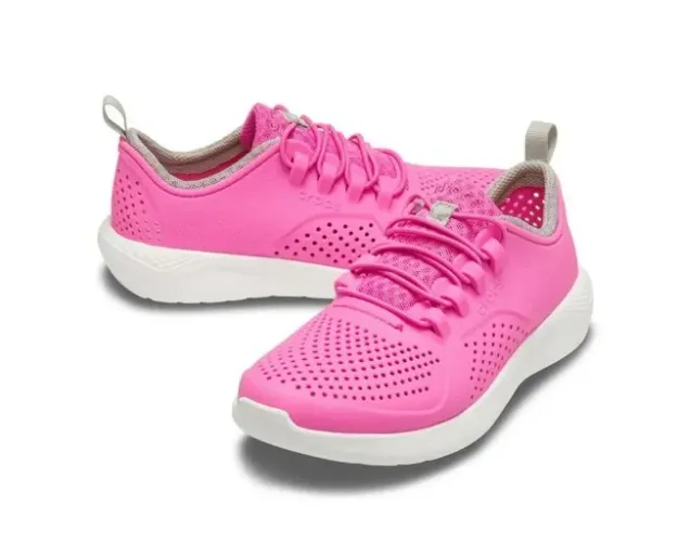 Crocs Literide Pacer Kids NOVO - 100% Original - Electric Pink No.33