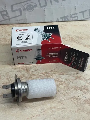 Lâmpada normal h7 12v da certo em vários carros