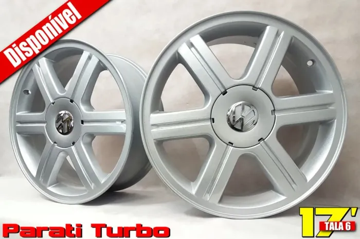 Roda aro 17 Volkswagen Parati Turbo Prata 4x100 jogo