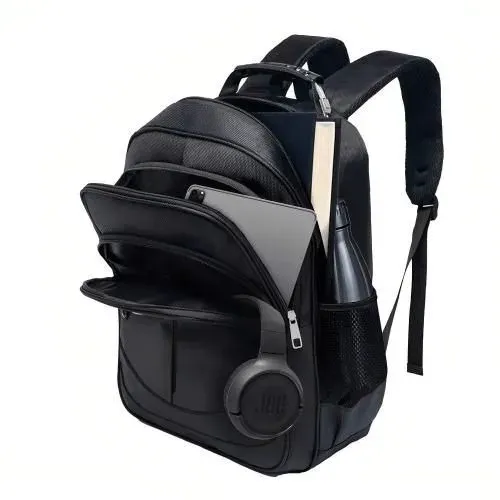 Mochila Masculina Corporativa Executiva Alça Cabo de Aço USB Impermeável