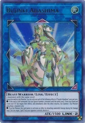  Yugioh!!! Bujinki Ahashima - Duov-pt018 - Ultra Rare