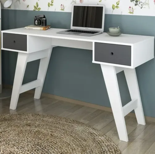 Mesa para computador 2 gavetas amplas 