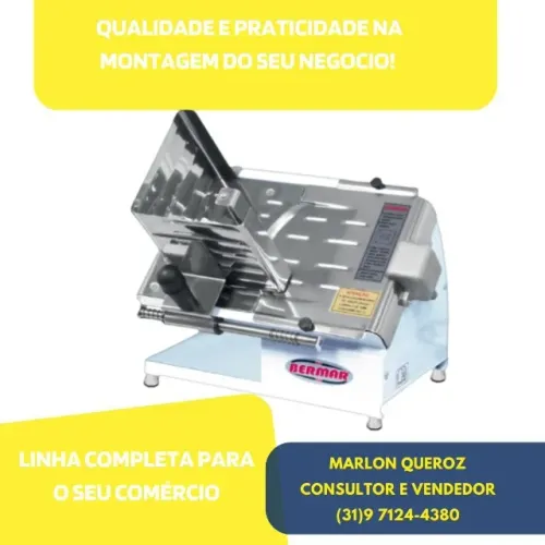 Fatiador de Frios Bermar Lâmina 22 Semi Automático
