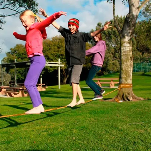 Slackline - fita para equilibrio ar livre para todas idades